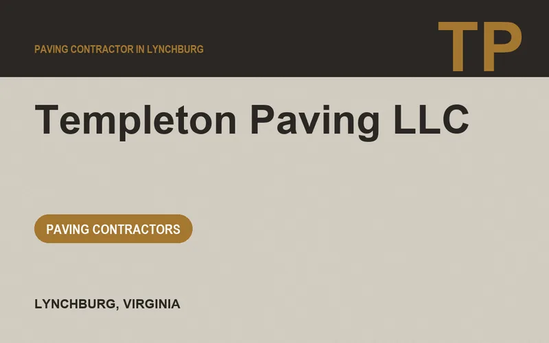 Templeton Paving LLC in Lynchburg, Virginia