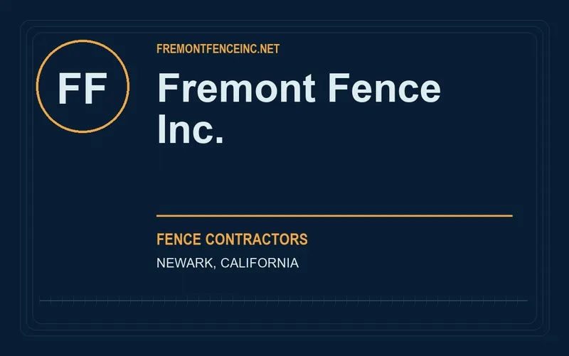 Fremont Fence Inc. in Newark, California