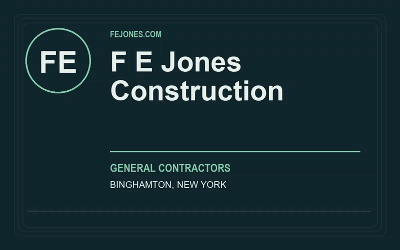 F E Jones Construction in Binghamton, New York