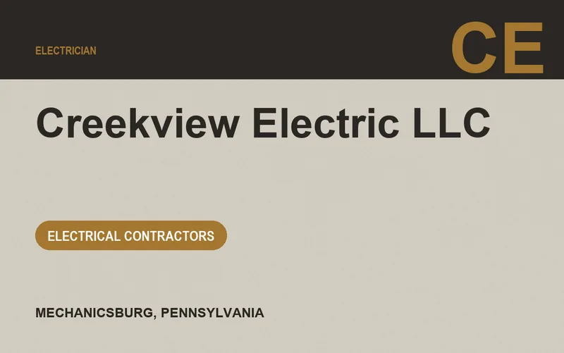 Creekview Electric LLC in Mechanicsburg, Pennsylvania