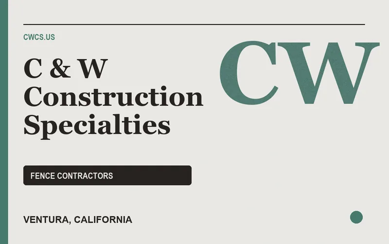 C & W Construction Specialties in Ventura, California