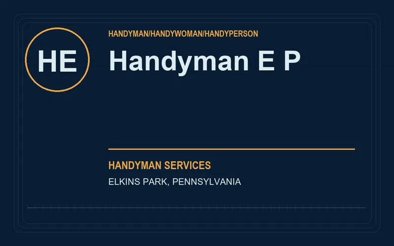 Handyman E P in Elkins Park, Pennsylvania