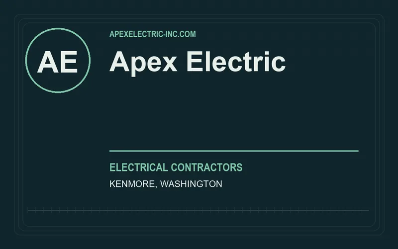 Apex Electric in Kenmore, Washington