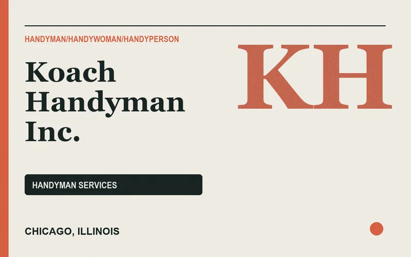 Koach Handyman Inc. in Chicago, Illinois