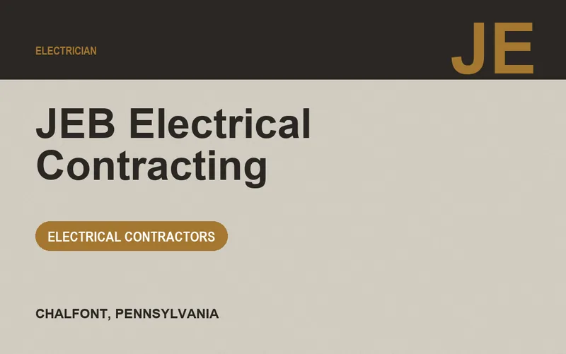 JEB Electrical Contracting in Chalfont, Pennsylvania