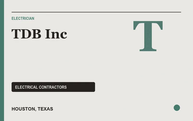 TDB Inc in Houston, Texas