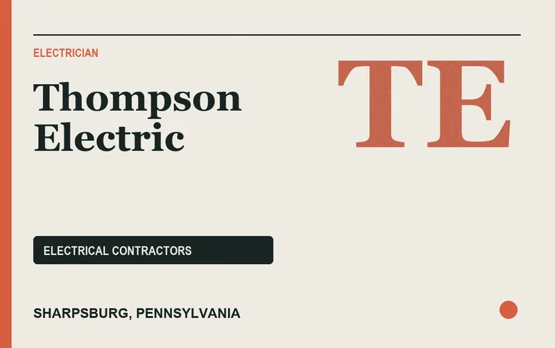 Thompson Electric in Sharpsburg, Pennsylvania