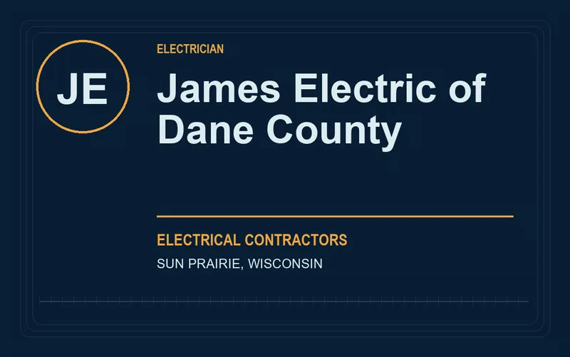 James Electric of Dane County in Sun Prairie, Wisconsin