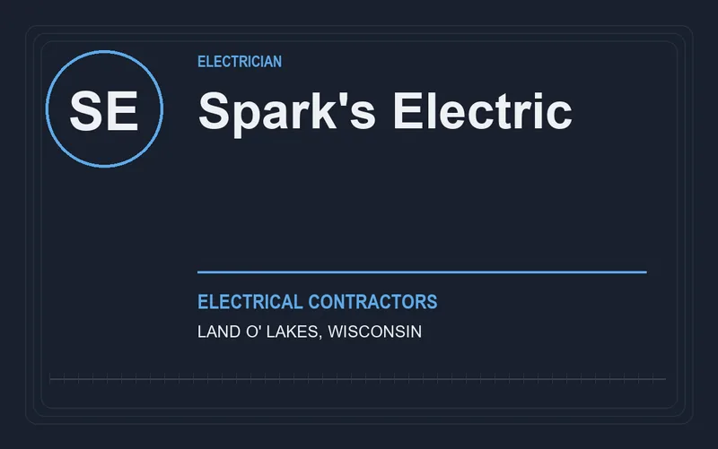Spark's Electric in Land O' Lakes, Wisconsin