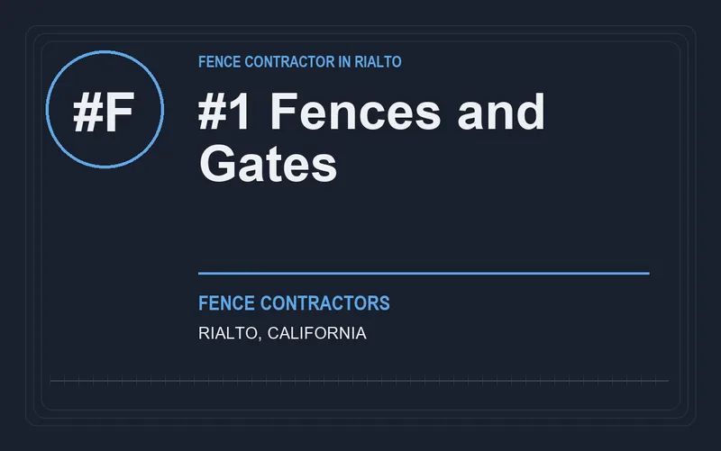 #1 Fences and Gates in Rialto, California