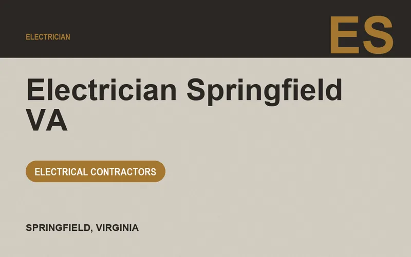 Electrician Springfield VA in Springfield, Virginia