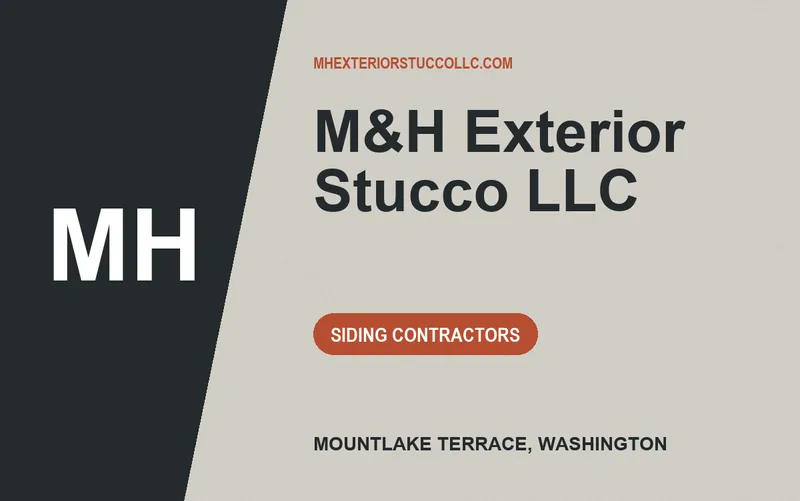 M&H Exterior Stucco LLC in Mountlake Terrace, Washington