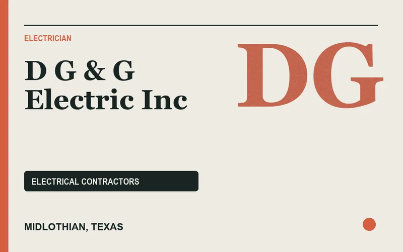 D G & G Electric Inc in Midlothian, Texas