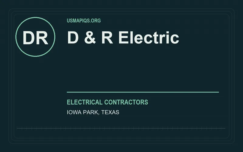 D & R Electric in Iowa Park, Texas