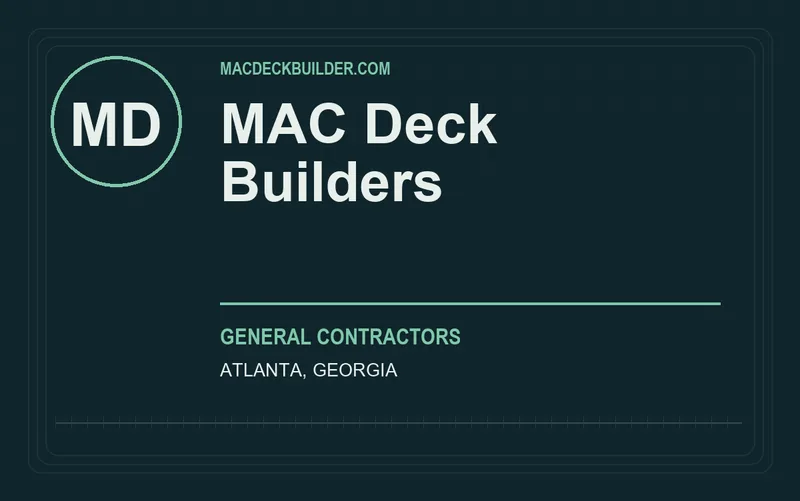 MAC Deck Builders in Atlanta, Georgia