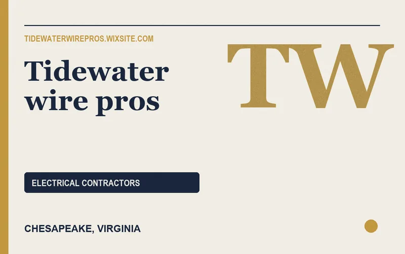 Tidewater wire pros in Chesapeake, Virginia