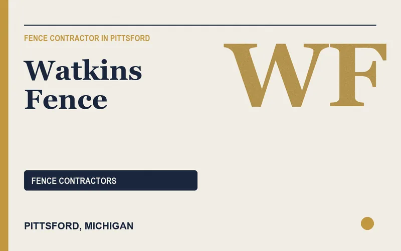 Watkins Fence in Pittsford, Michigan