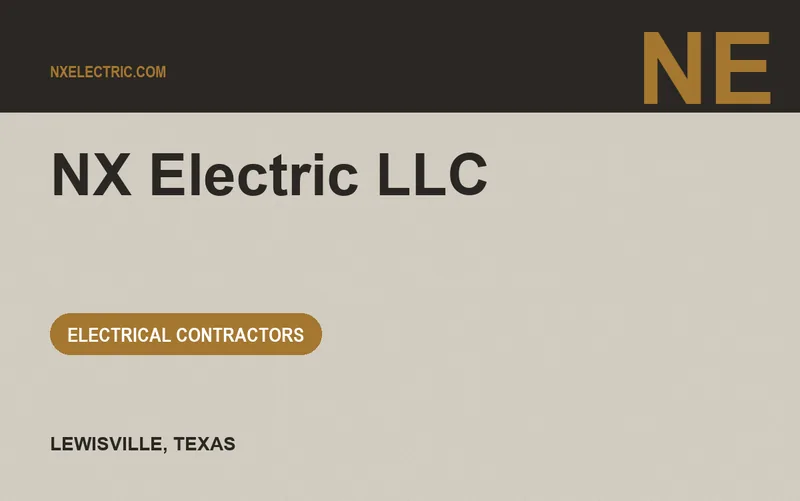 NX Electric LLC in Lewisville, Texas