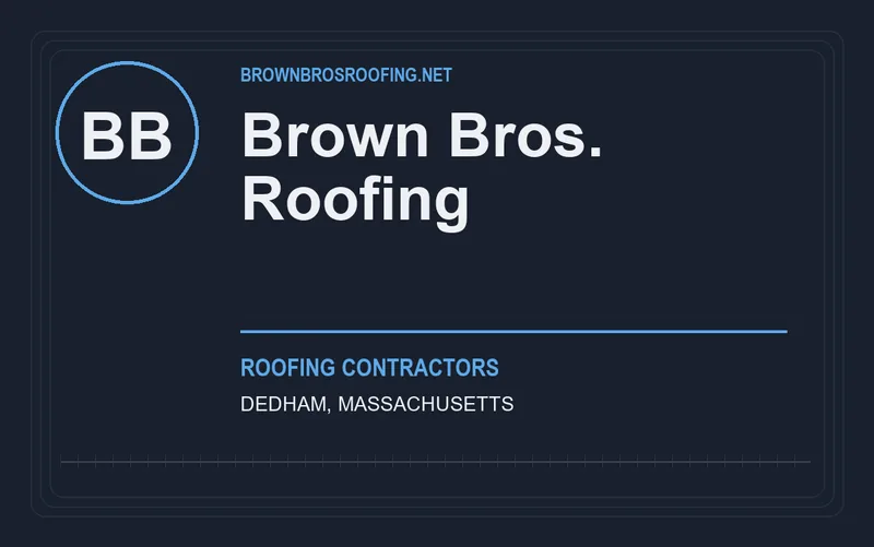 Brown Bros. Roofing in Dedham, Massachusetts