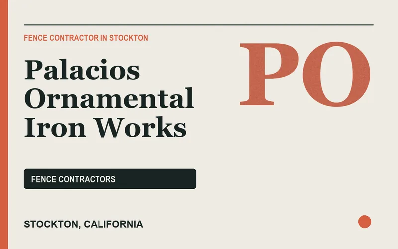 Palacios Ornamental Iron Works in Stockton, California
