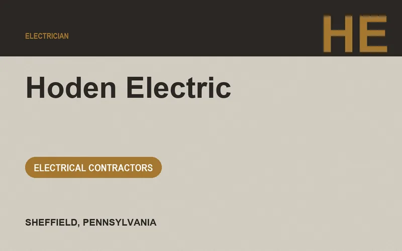 Hoden Electric in Sheffield, Pennsylvania