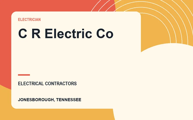C R Electric Co in Jonesborough, Tennessee