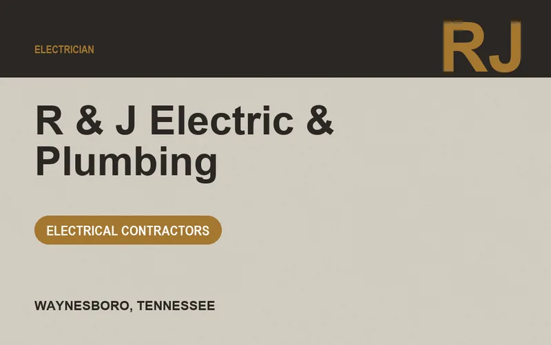 R & J Electric & Plumbing in Waynesboro, Tennessee