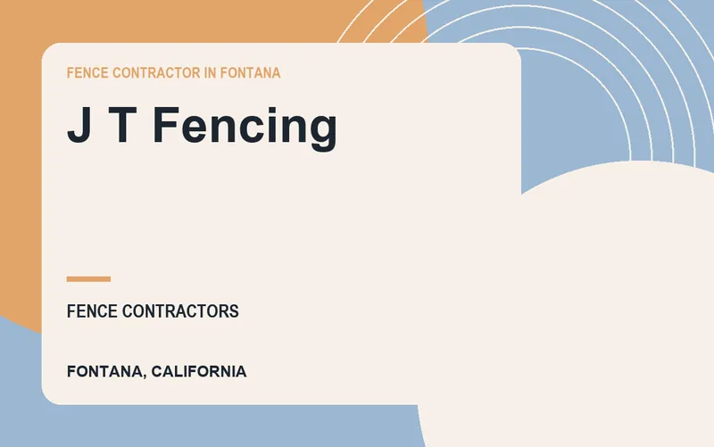 J T Fencing in Fontana, California