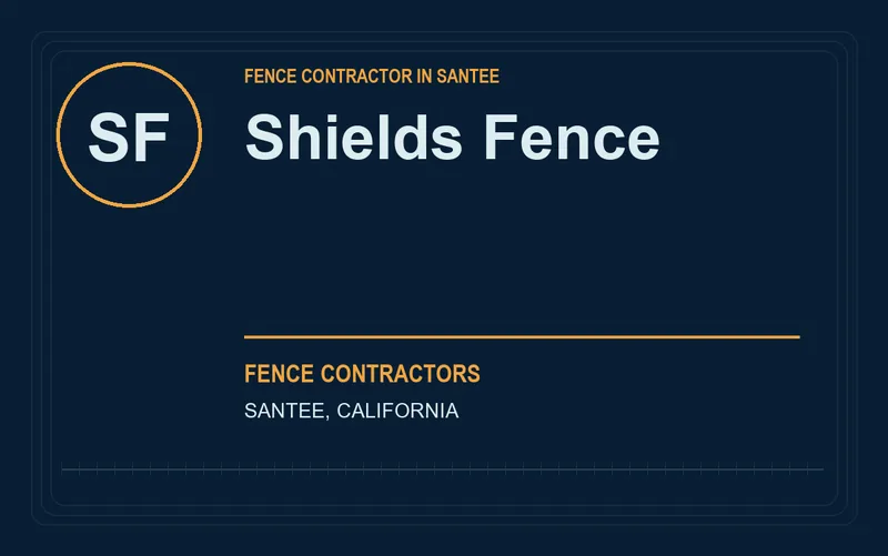 Shields Fence in Santee, California