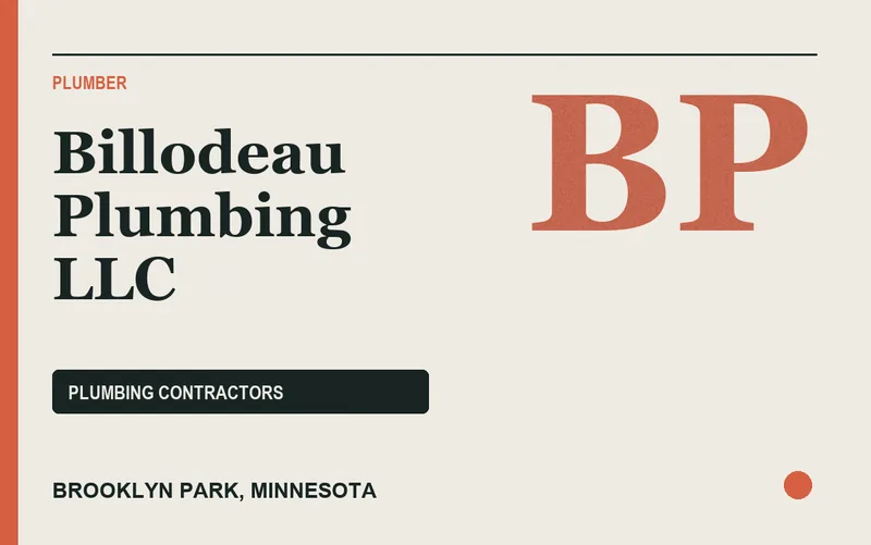 Billodeau Plumbing LLC in Brooklyn Park, Minnesota