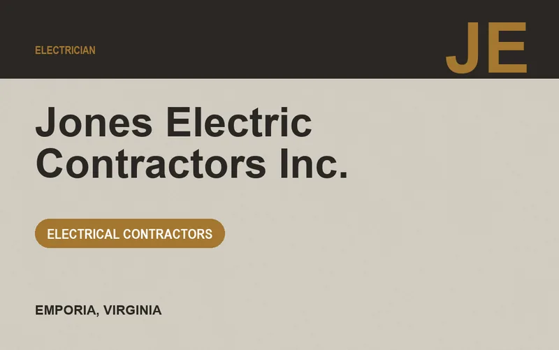 Jones Electric Contractors Inc. in Emporia, Virginia