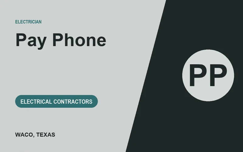Pay Phone in Waco, Texas