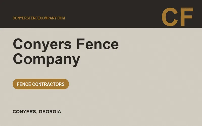 Conyers Fence Company in Conyers, Georgia