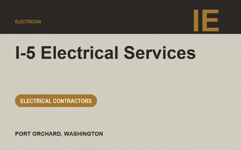 I-5 Electrical Services in Port Orchard, Washington