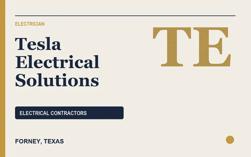 Tesla Electrical Solutions in Forney, Texas