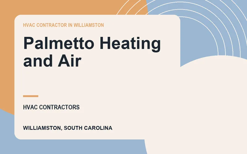 Palmetto Heating and Air in Williamston, South Carolina