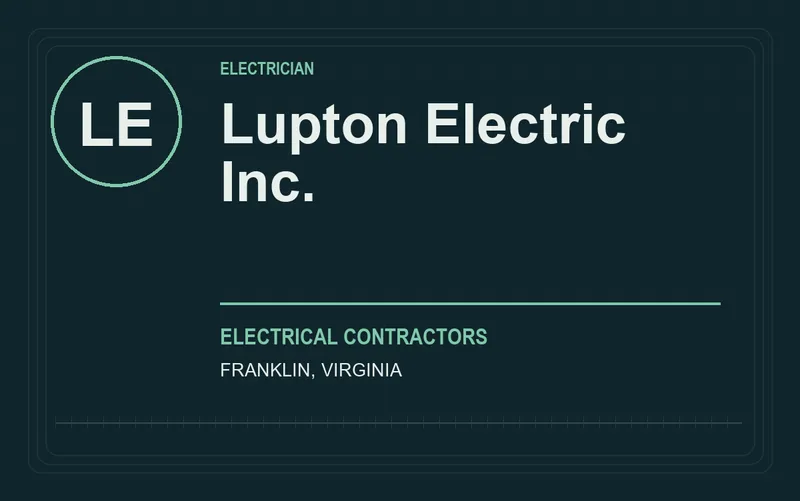 Lupton Electric Inc. in Franklin, Virginia