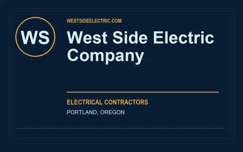 West Side Electric Company in Portland, Oregon