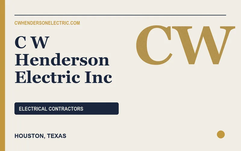 C W Henderson Electric Inc in Houston, Texas