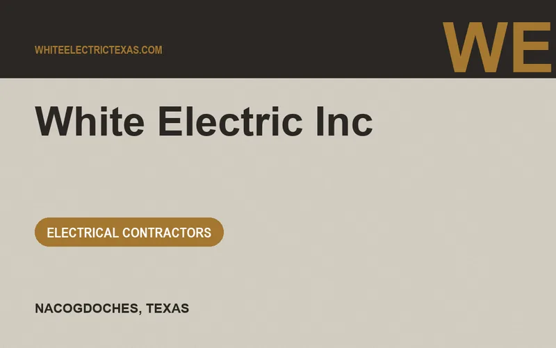 White Electric Inc in Nacogdoches, Texas
