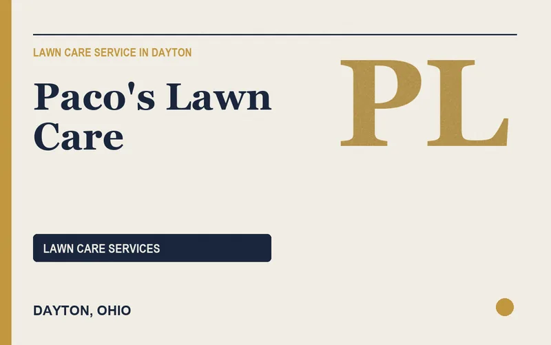 Paco's Lawn Care in Dayton, Ohio