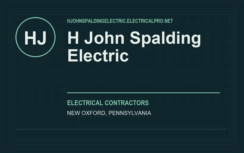H John Spalding Electric in New Oxford, Pennsylvania