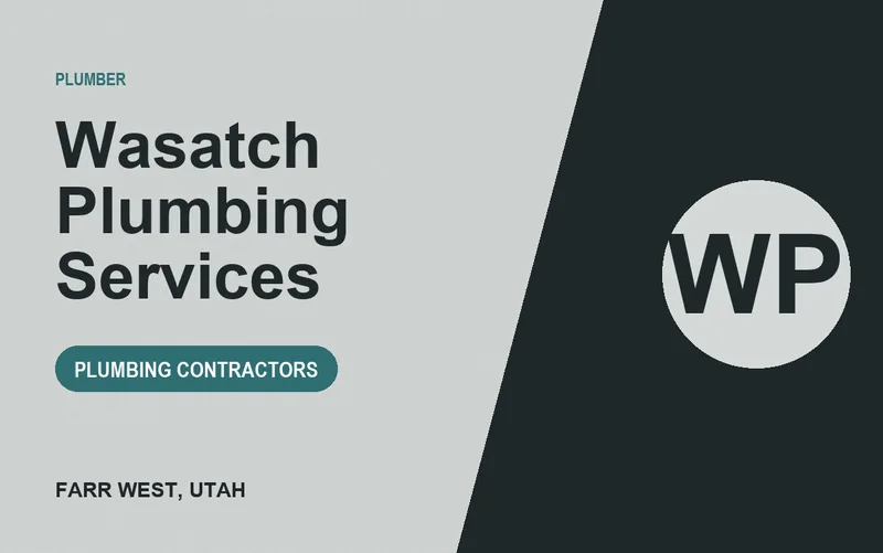 Wasatch Plumbing Services in Farr West, Utah