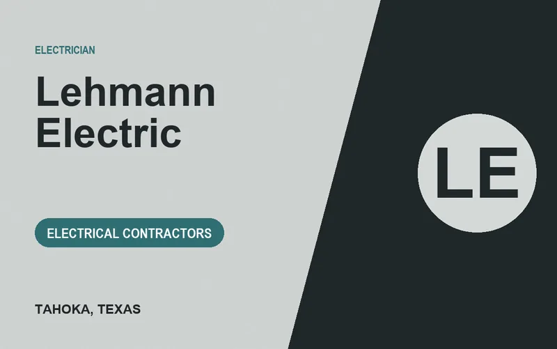 Lehmann Electric in Tahoka, Texas