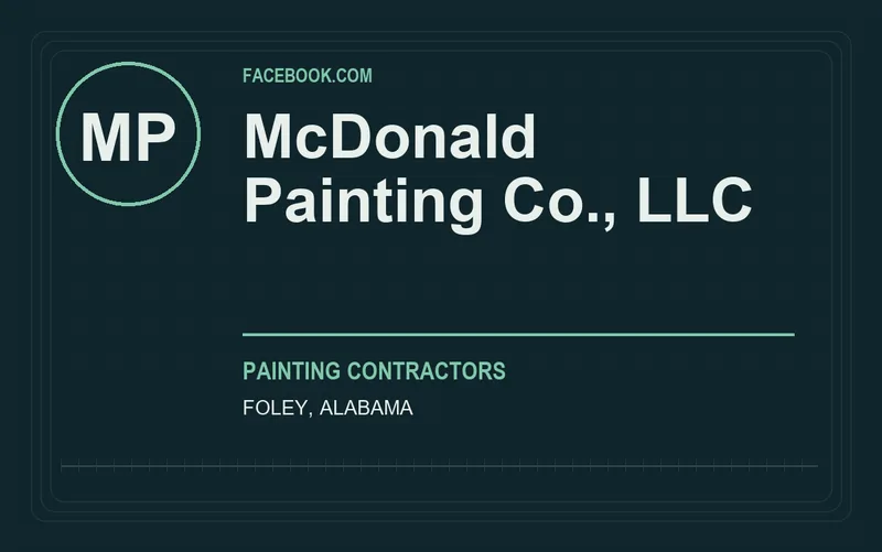 McDonald Painting Co., LLC in Foley, Alabama
