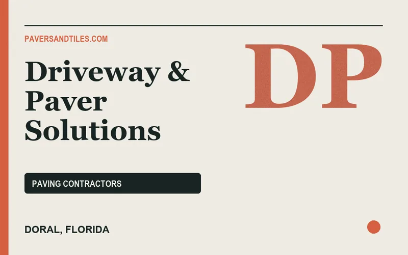 Driveway & Paver Solutions in Doral, Florida