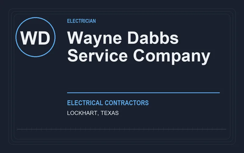 Wayne Dabbs Service Company in Lockhart, Texas