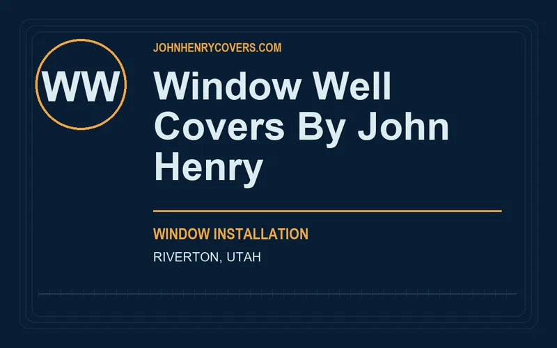 Window Well Covers By John Henry in Riverton, Utah