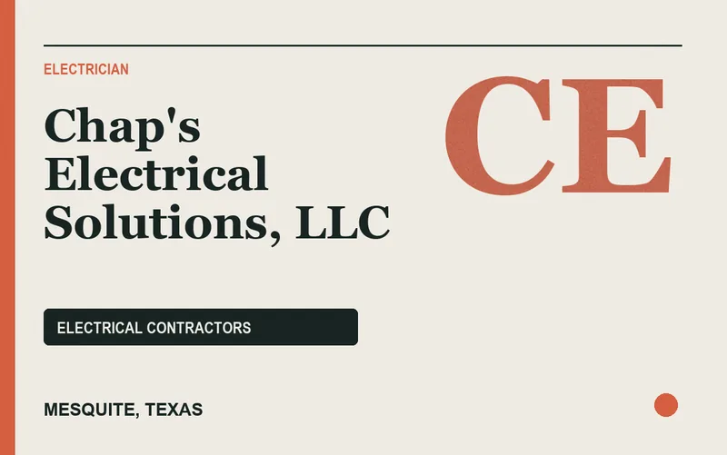 Chap's Electrical Solutions, LLC in Mesquite, Texas