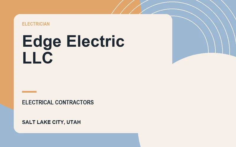 Edge Electric LLC in Salt Lake City, Utah
